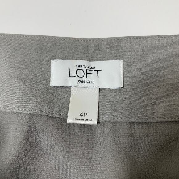 ANN TAYLOR LOFT Pastel Blue Mini Skirt Size 4P - Picture 3 of 9
